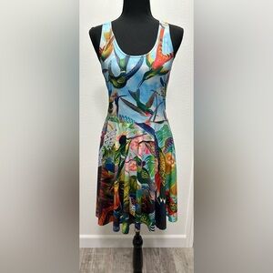 Blackmilk Birds of Paradise Skater Dress - Medium - Used